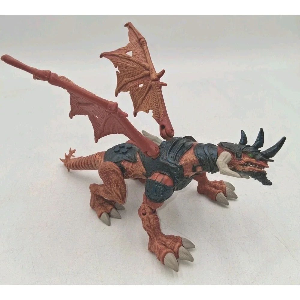 Rare Mega Bloks Fearswoop Metal Ages Lead Armour Dragon 9692 Figure